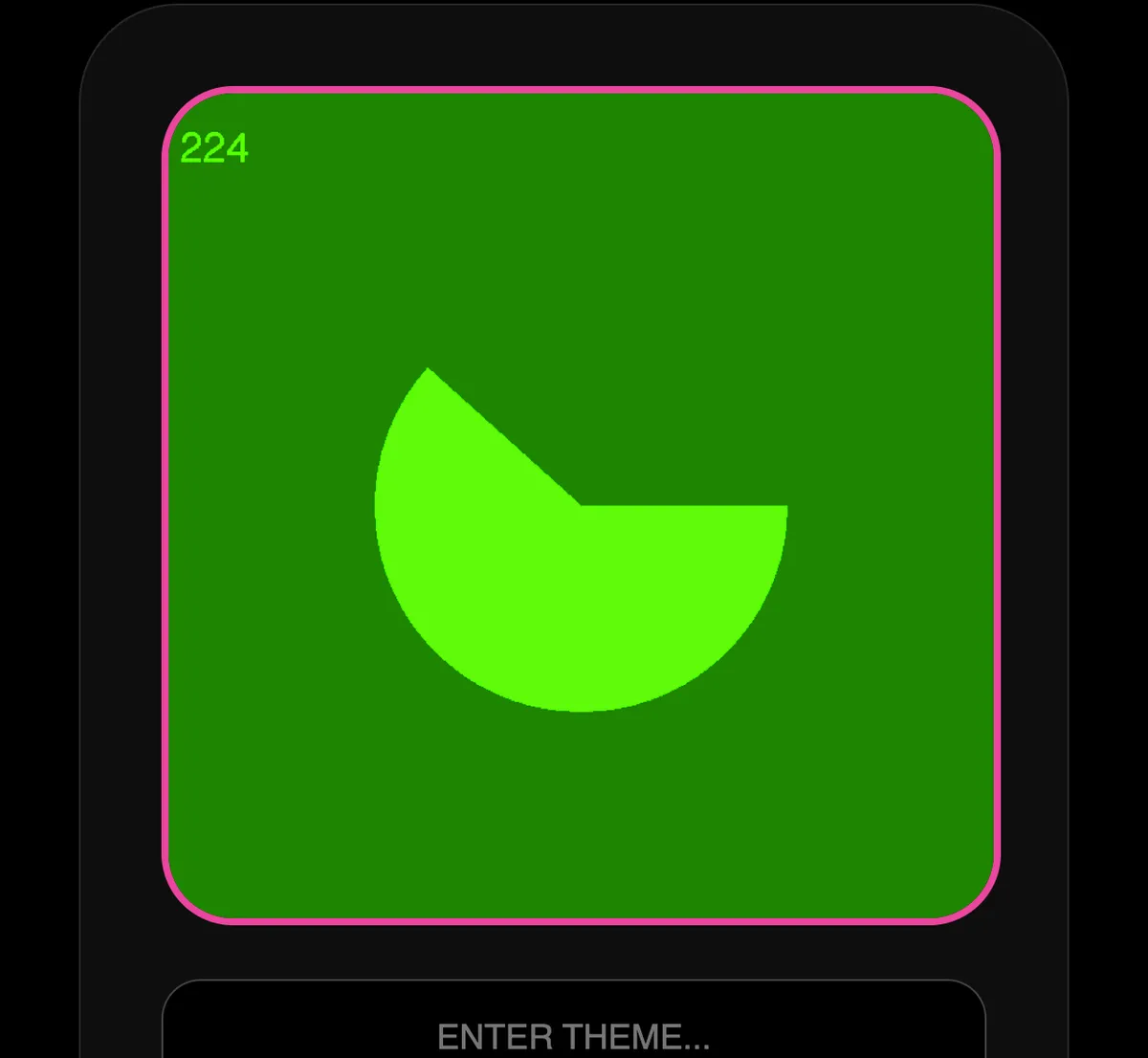 Insta Copyright Judge — a neon scanner UI weighs a fan-art idea's odds of a copyright strike against its predicted follower payoff, dressing a Type B choice in arcade aesthetics.